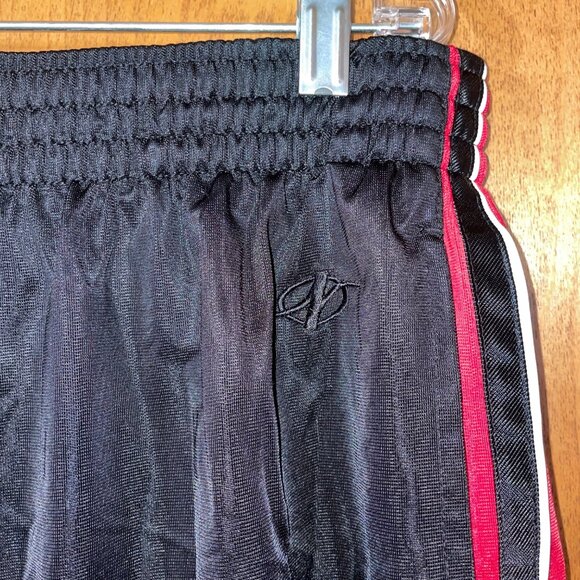 Nordictrack Mens XXL Black & Red Athletic Shorts Elastic Waistband & Drawstring - Picture 2 of 7